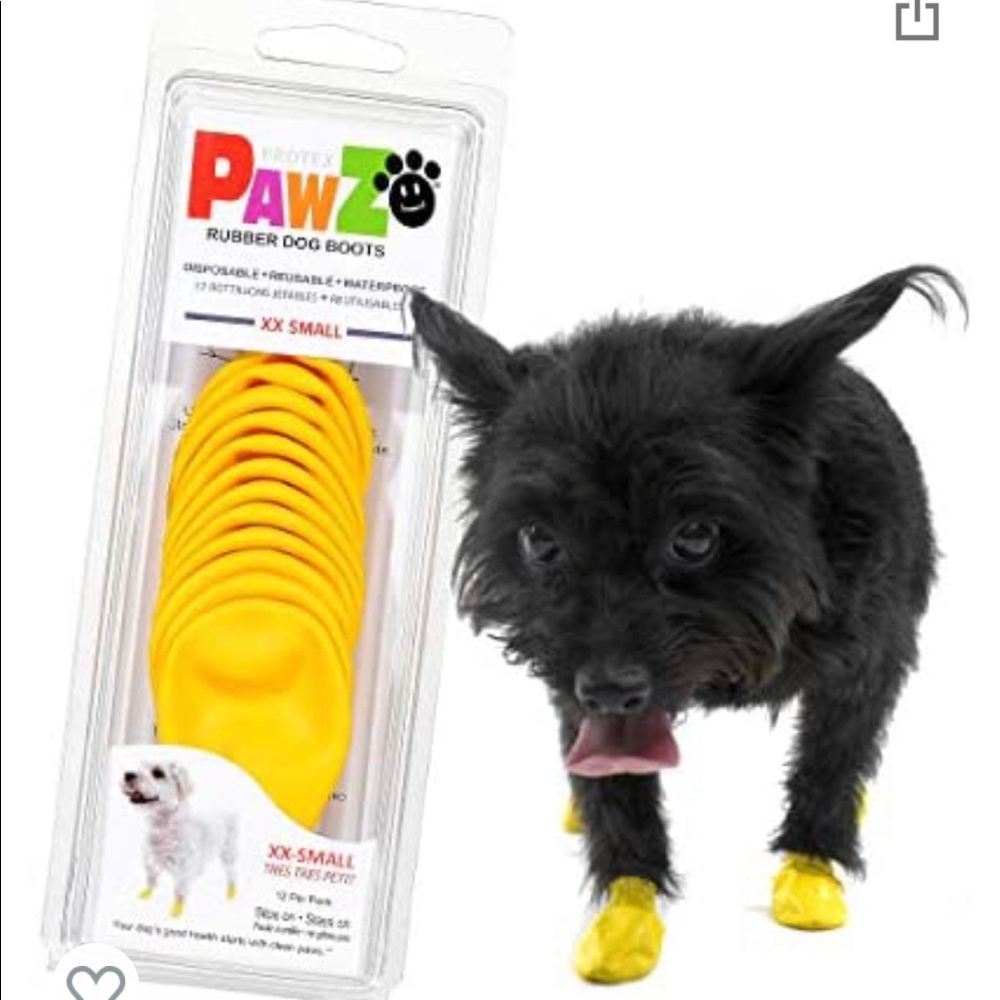 PAWS XS Yellow 1 1/2”